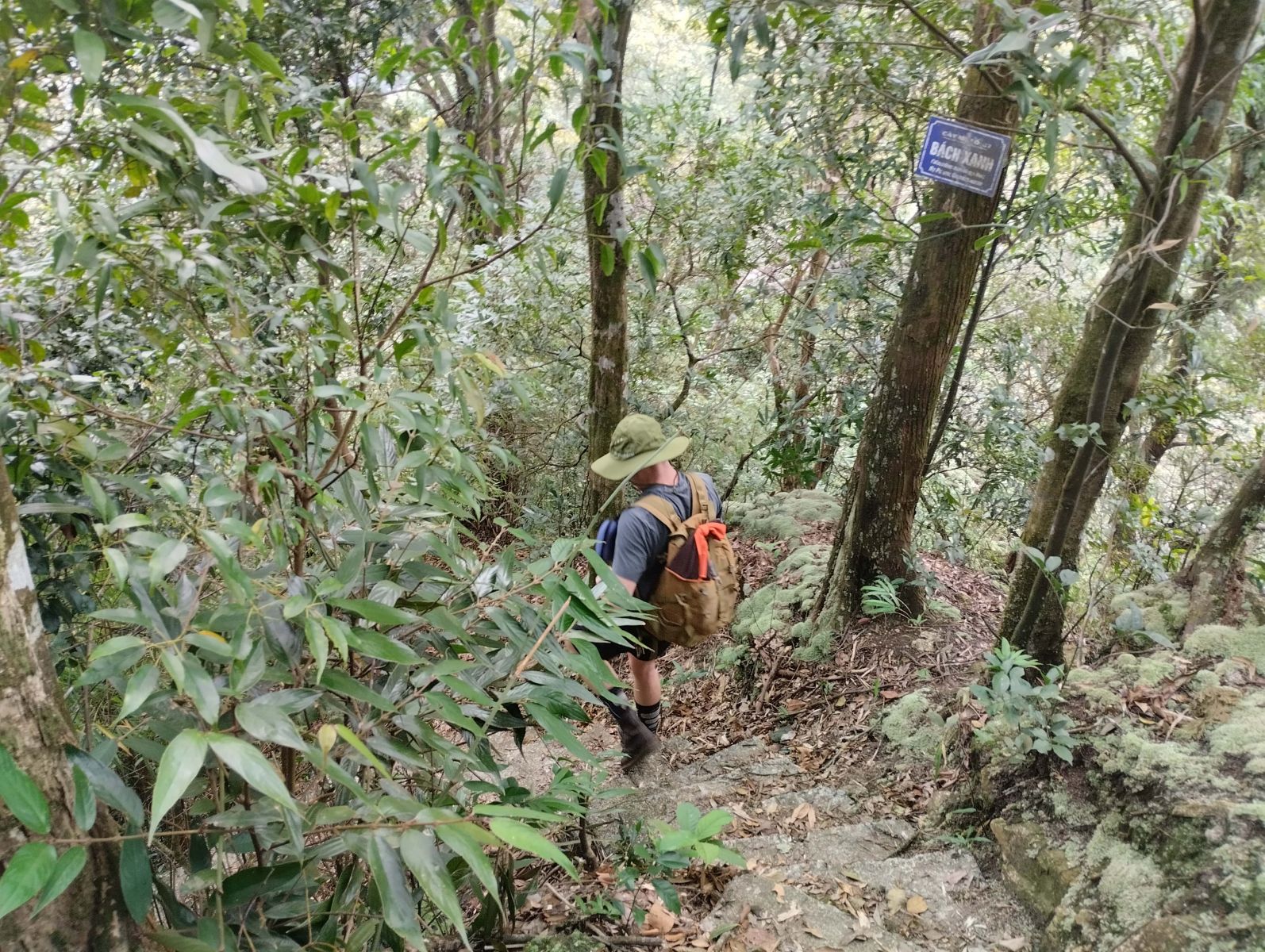 Trek Ba Vi mountain