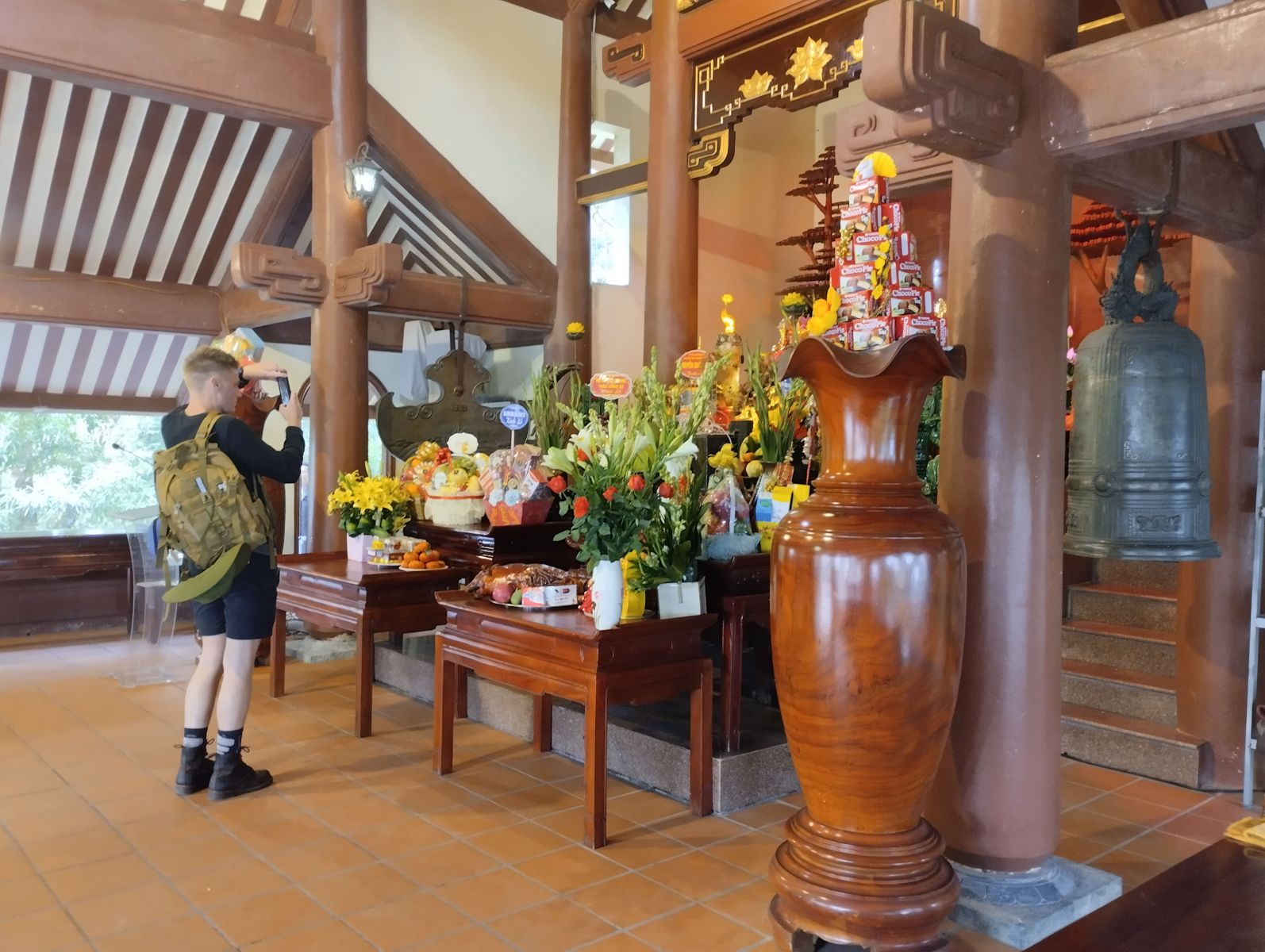 Ba Vi gardens- Uncle Ho temple