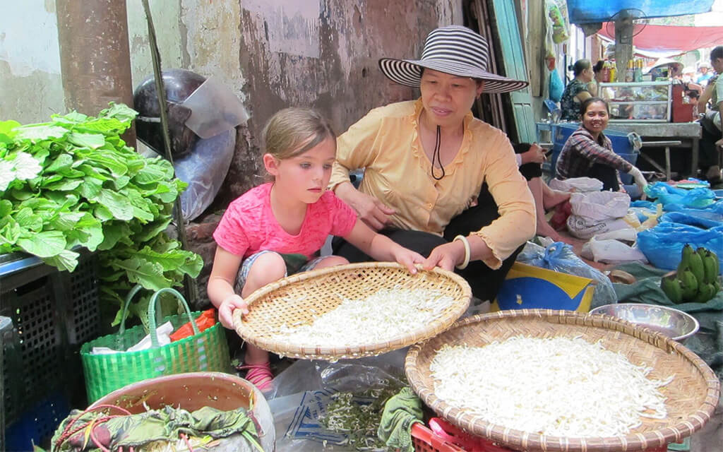 Hanoi Old Quarter market